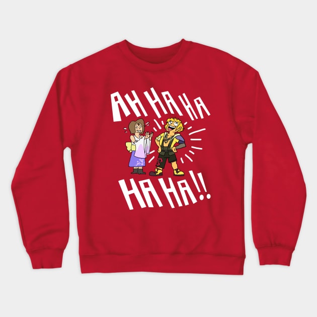 Tidus Laugh Crewneck Sweatshirt by sky665